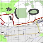 Weg am Olympiastadion